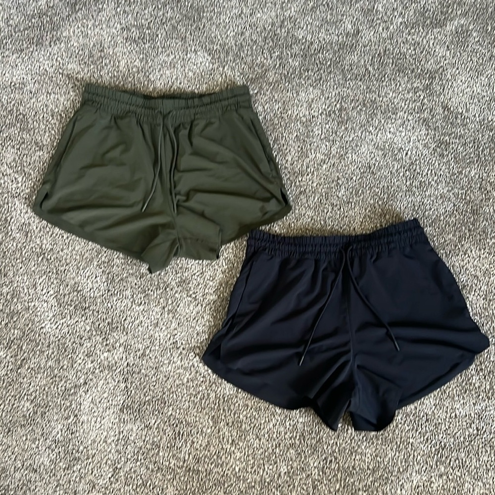 Athleta running shorts